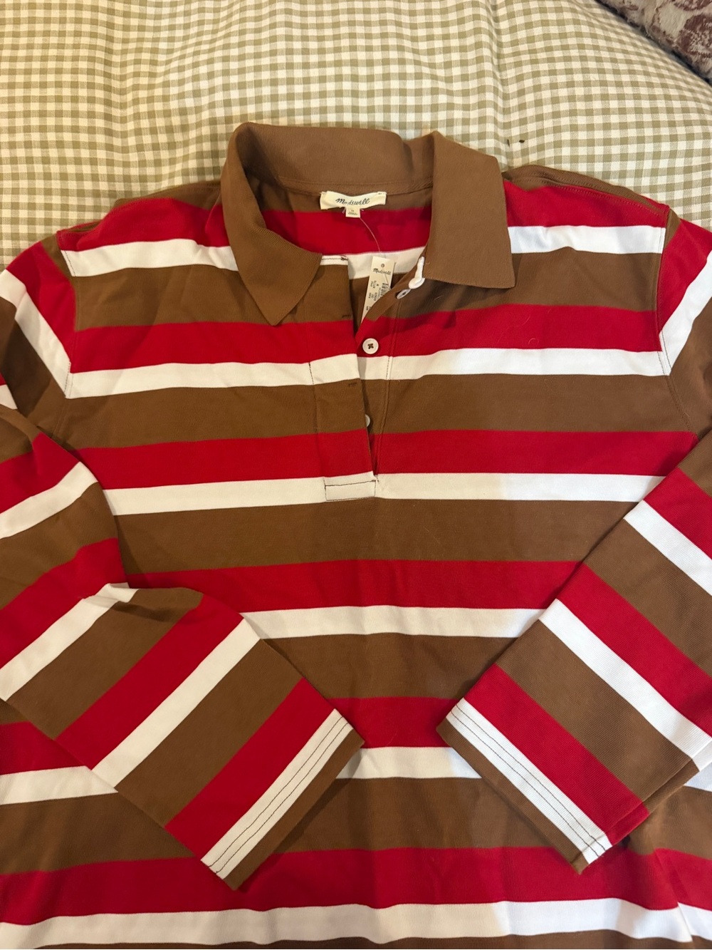 Madewell women’s rugby style long sleeve
